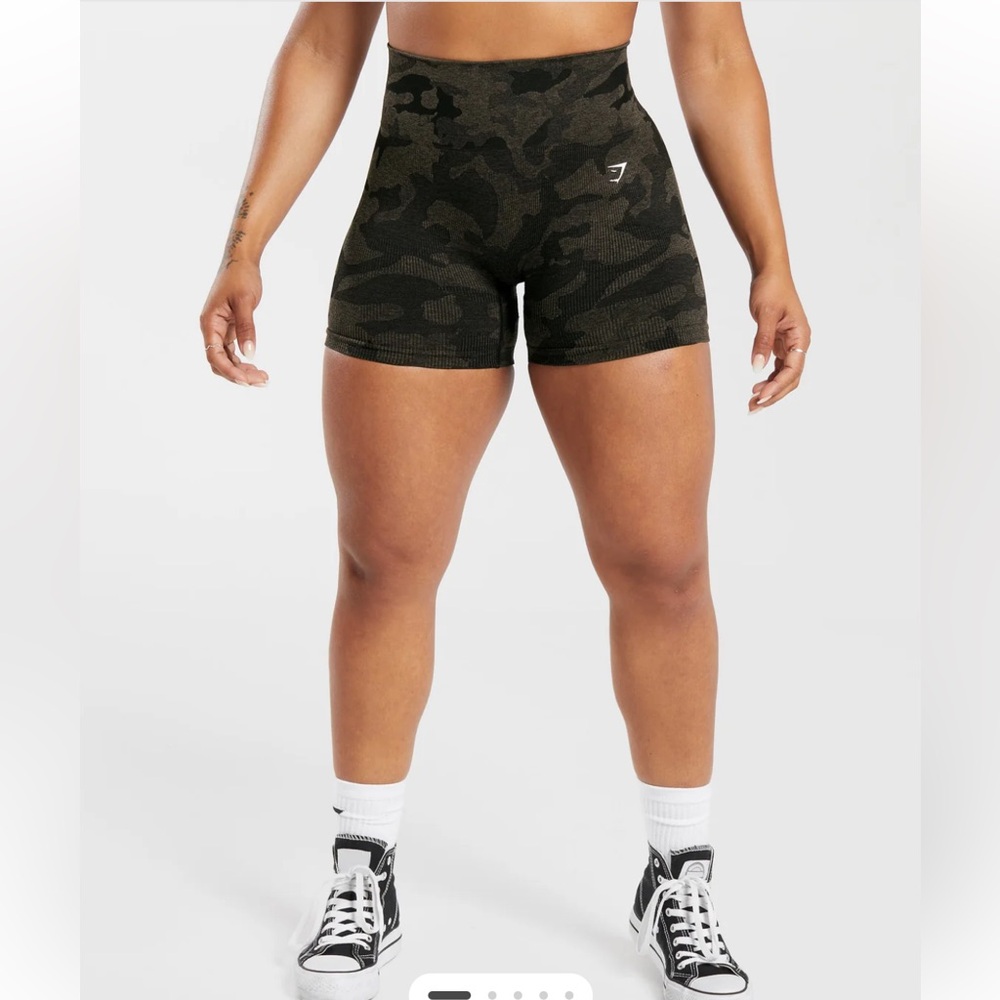Gymshark Adapt Camo Seamless Ribbed Shorts